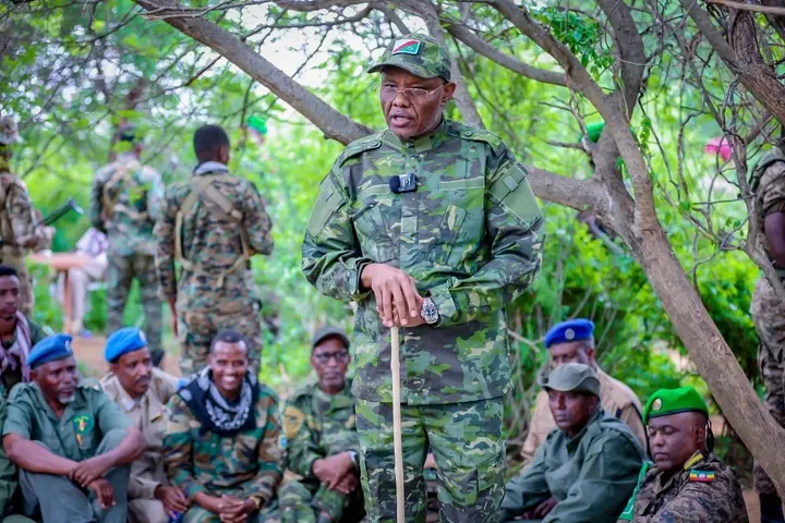 South West State President Laftagareen Visits Frontlines to Boost Troops Fighting al-Shabaab