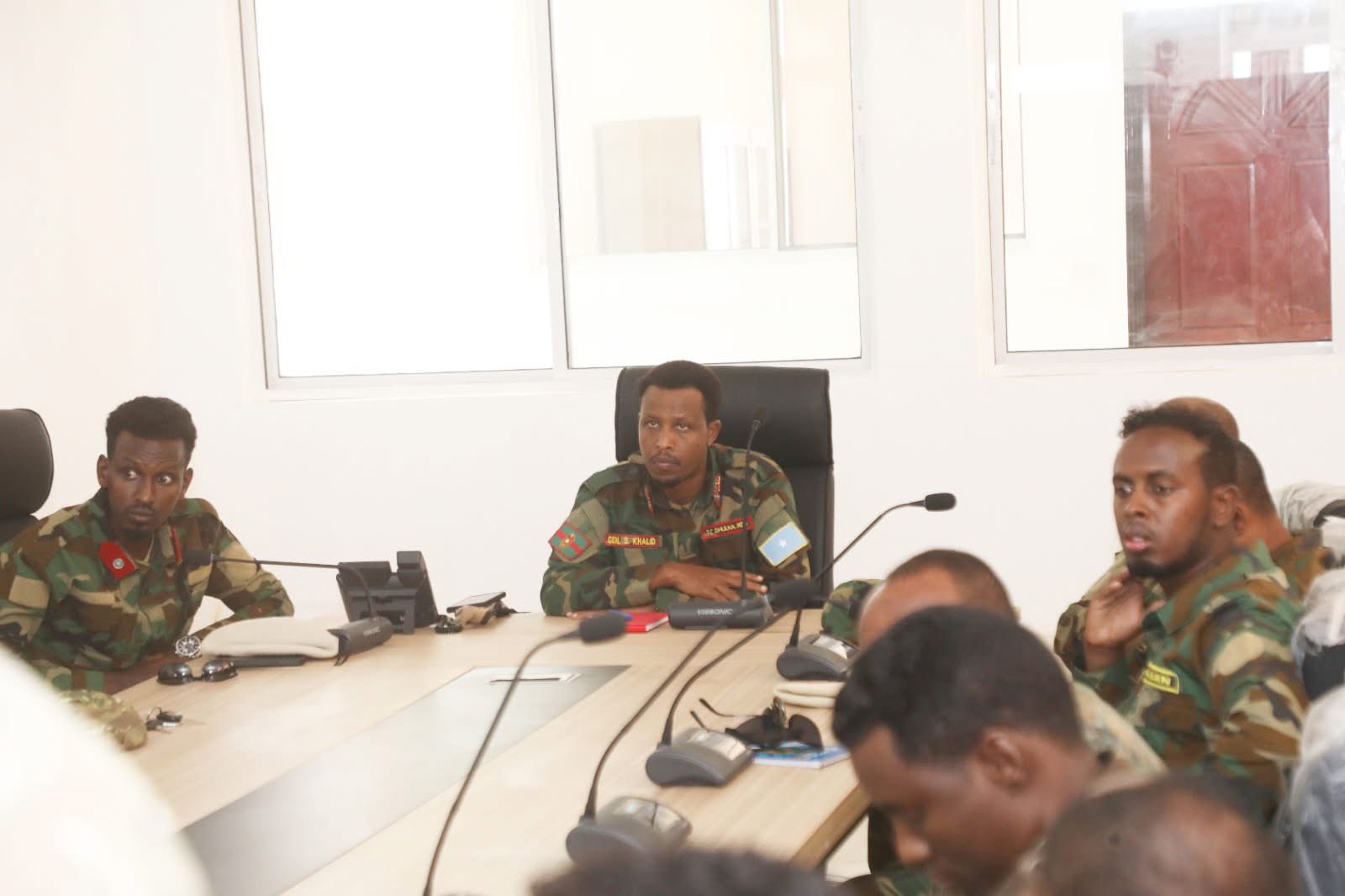 Somalia’s Land Forces Commander Visits 21st Division Headquarters in Dhusamareb