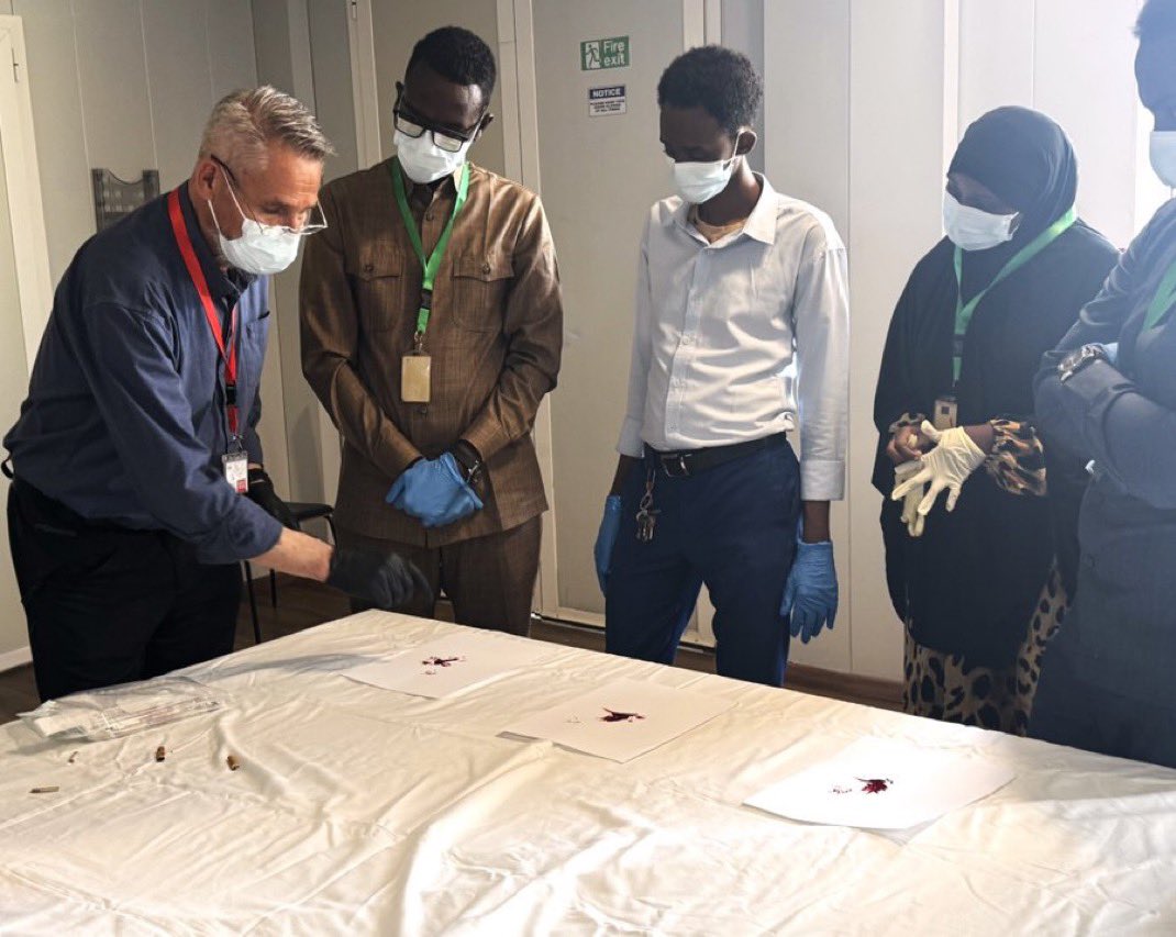 Swedish Police Train Somali CID Officers in Forensic Crime Scene Investigation