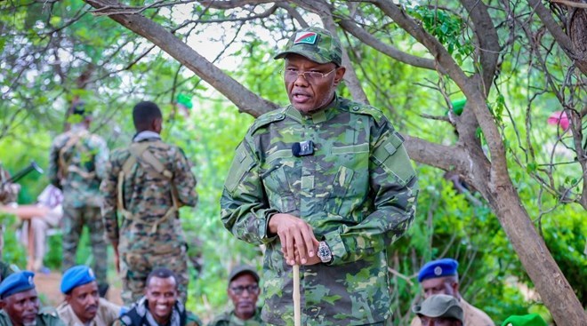 Southwest leader rallies frontline troops ahead of expanded anti-Al-Shabaab offensive