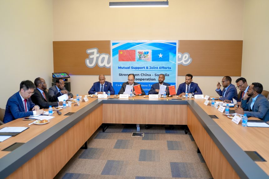 So‌mali​a a‌nd China commit to st‌rengthening strategic partnership