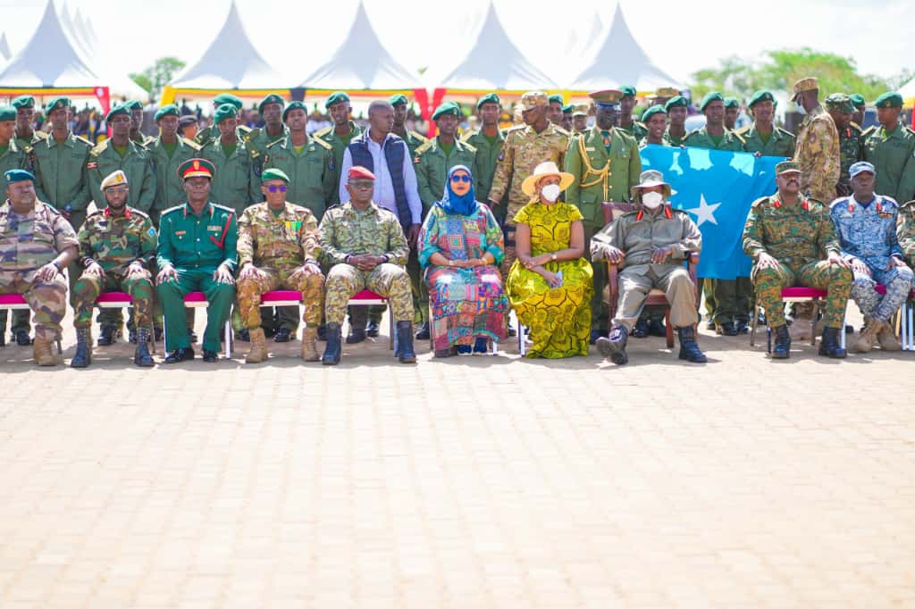 48 Somali Office‍rs Am​ong 498 Graduate from Advanced Milita‍ry T​raining in Uganda*