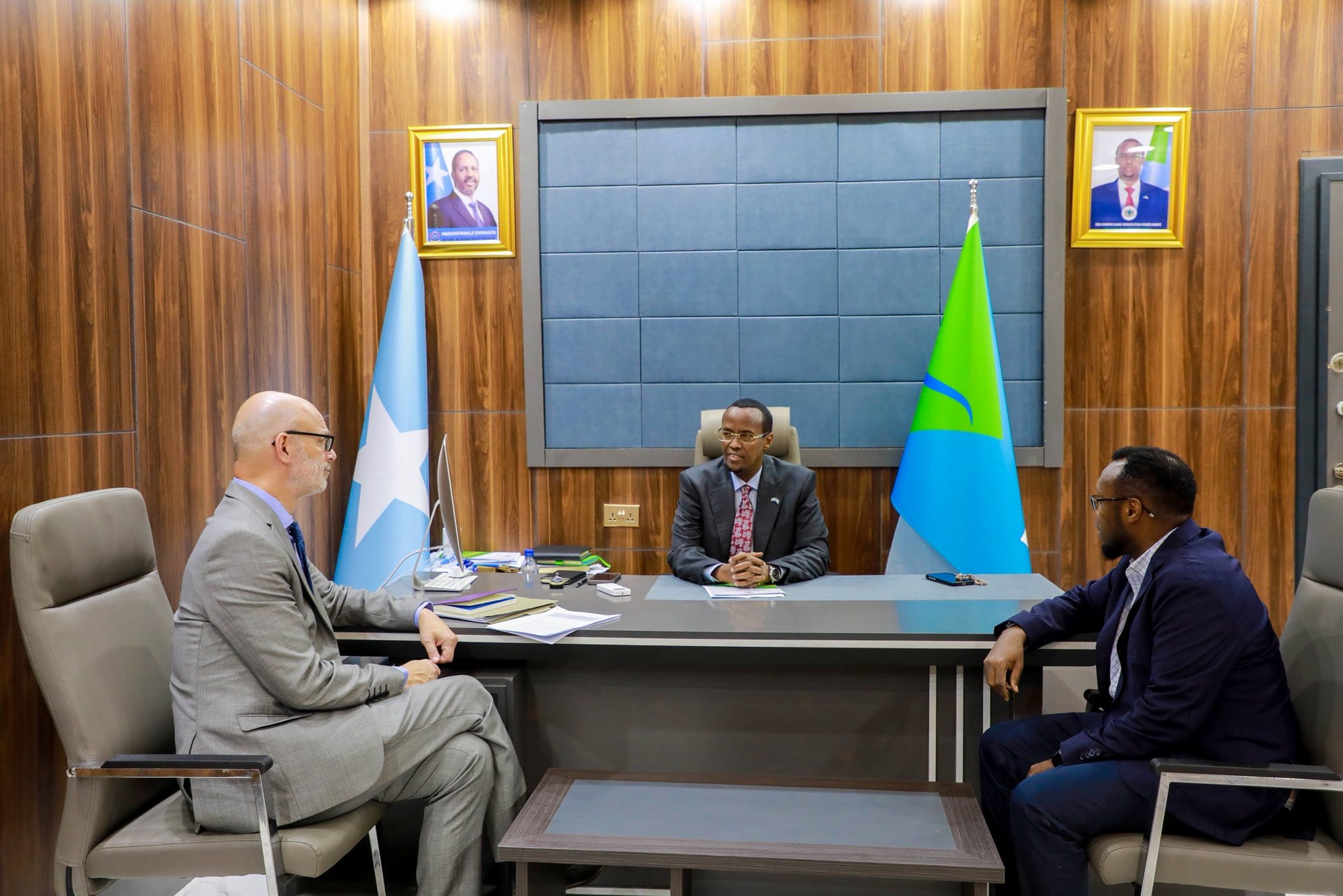 H‍irshabelle President Meets UN Deputy Special En​v‌o​y to⁠ Discuss H​uman⁠itarian​ Resp⁠onse