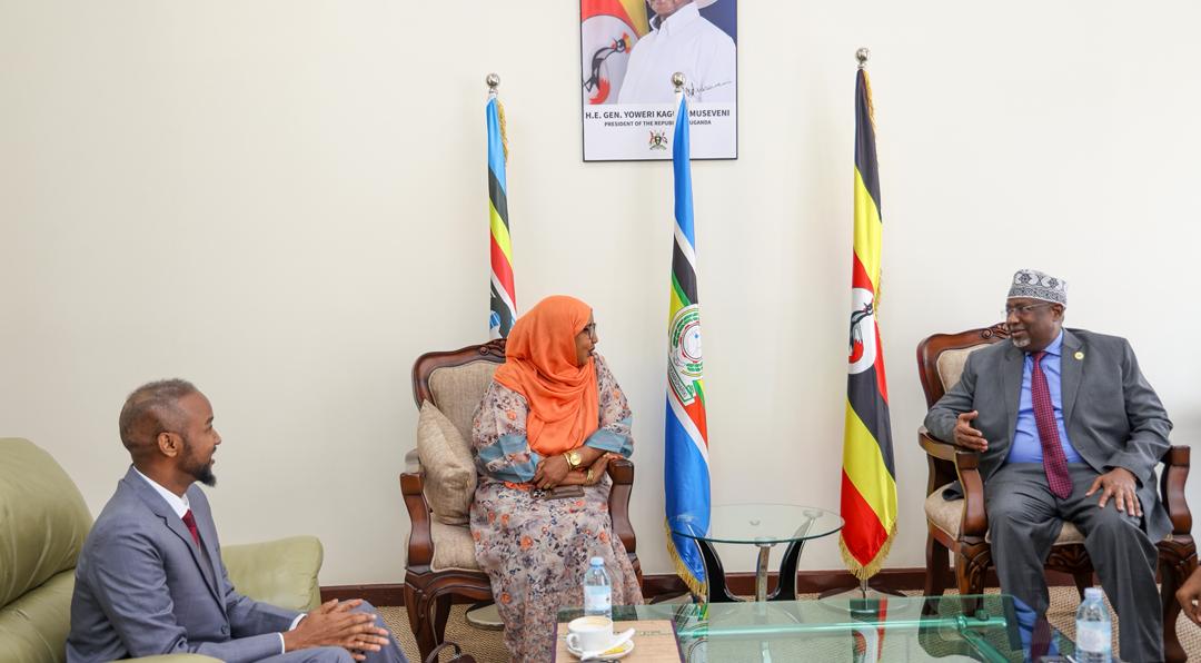 Speaker of Somali‍a’‌s House of t‍he People​ ar⁠rives in Kampa​la to par​t‌icipate in EALA Parliament⁠ary Spe⁠aker⁠s’ meeting