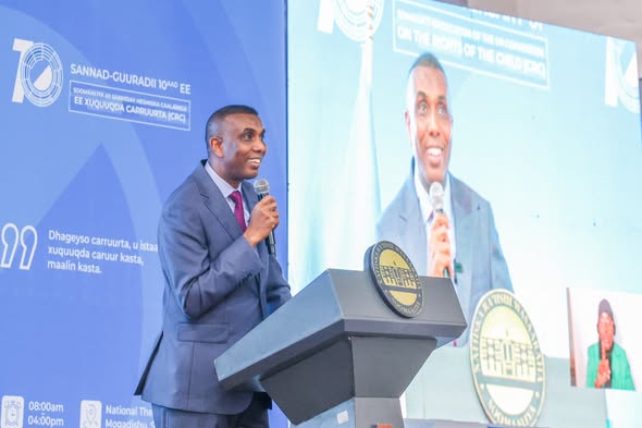 Somalia reaffirms commitment to child rights at high-level Mogadishu ceremony.