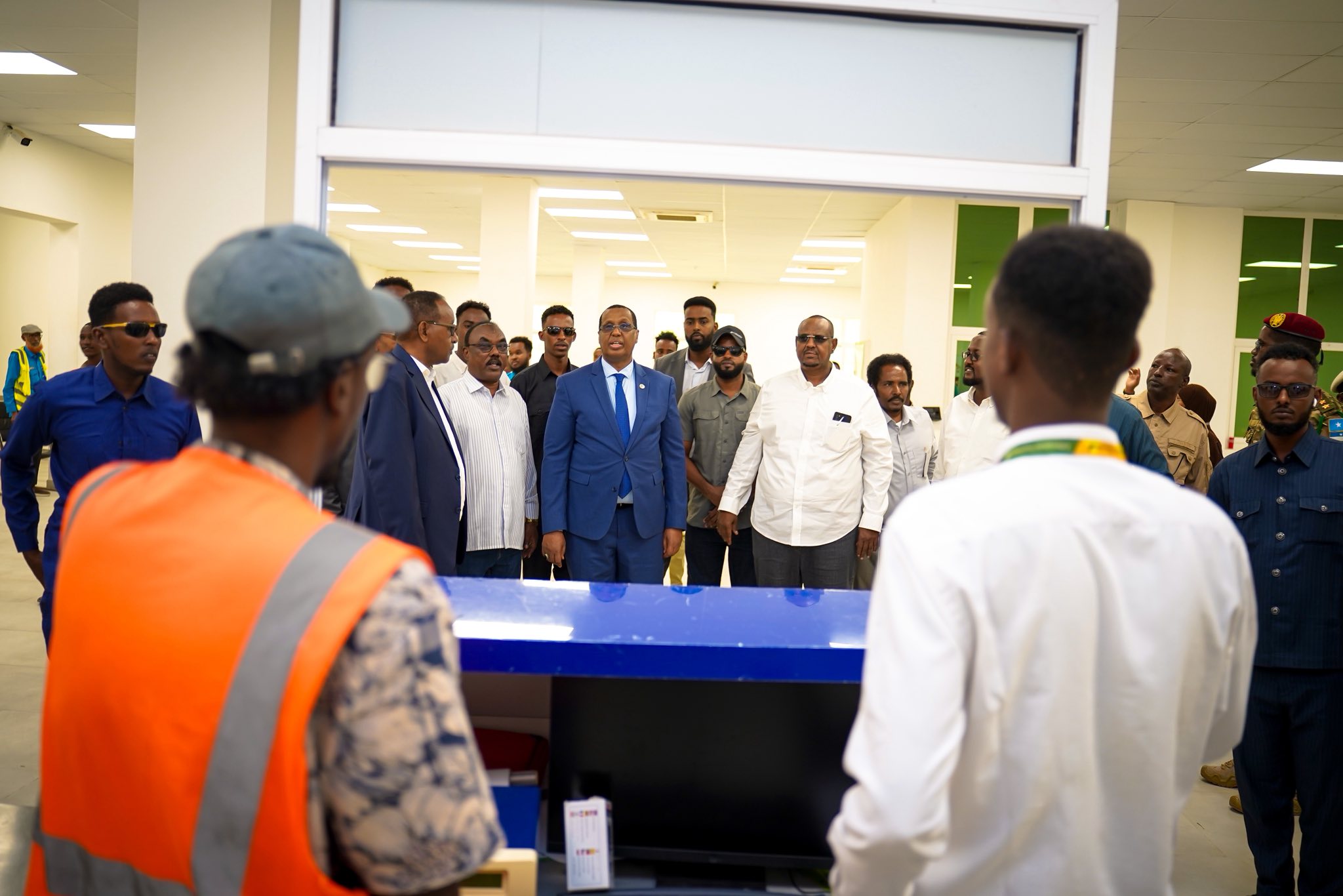 Puntland vice president inspects Boosaaso airport and new terminal hotel