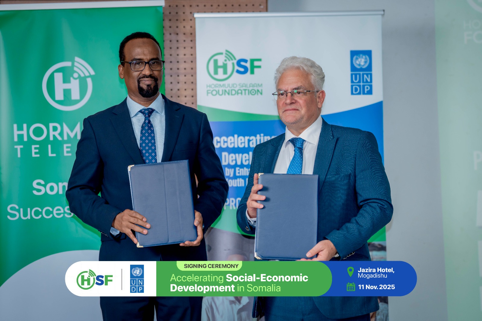 UNDP and Hormuud Salaam Foundation launch partnership to create jobs in Somalia’s green and blue economy