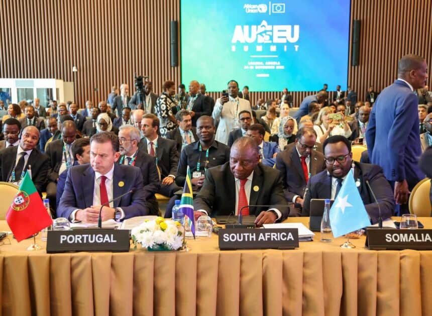 Ra’iisul Wasaare Ku-Xigeenka Soomaaliya oo Ka Qaybgalay Shirweynaha Midowga Afrika iyo Midowga Yurub