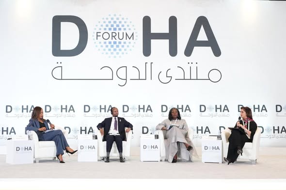 Somalia’s Health Minister participates in the Doha Forum 2025 panel on global health financing.