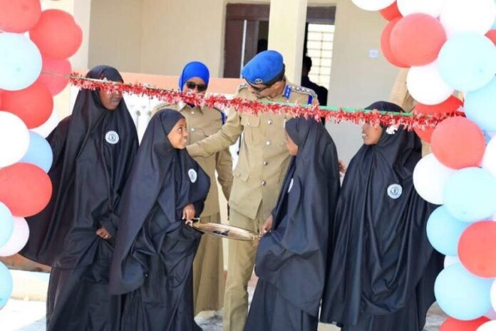 Somali Police Chief inaugurates new facilities for orphaned police children.
