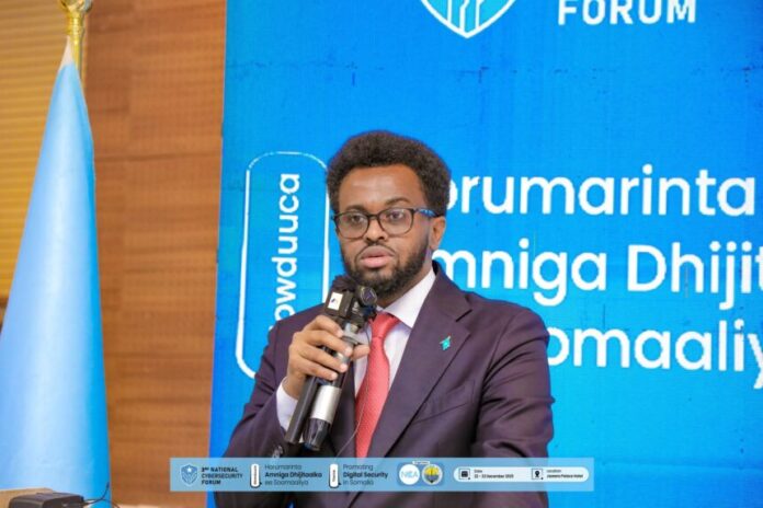 Minister oF Communications opens Somalia’s 3rd National Cybersecurity Forum, stressing the importance of digital security