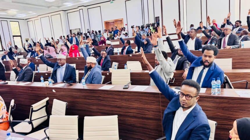 Baarlamaanka Federaalka Soomaaliya oo ansixiyay qaraar looga hortagayo xadgudubka Israa’iil