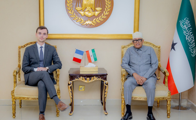 Somaliland president meets French diplomatic delegation to strengthen bilateral cooperation