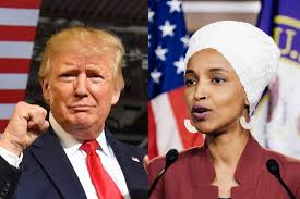 Trump oo markale weerar afka ah ku qaaday Soomaaliya iyo Ilhaan Cumar