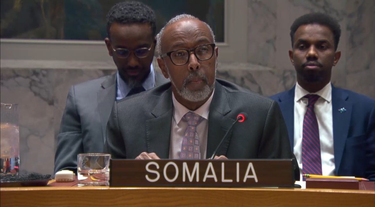 Safiirka Soomaaliya ee Qaramada Midoobay oo Digniin Culus u Diray Israa’iil