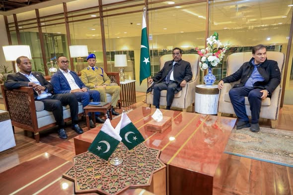 Somalia’s Minister of Interior arrives in Pakistan on an official working visit.