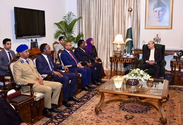 Somalia and Pakistan strengthen political and security cooperation in high-level talks.