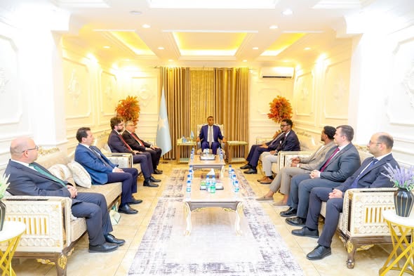 PM Barre meets Turkish delegation and discuss expanding cooperation in infrastructure and development