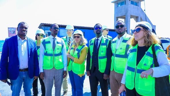 Somalia receives European Union delegation at Mogadishu Port to discuss port development and maritime security