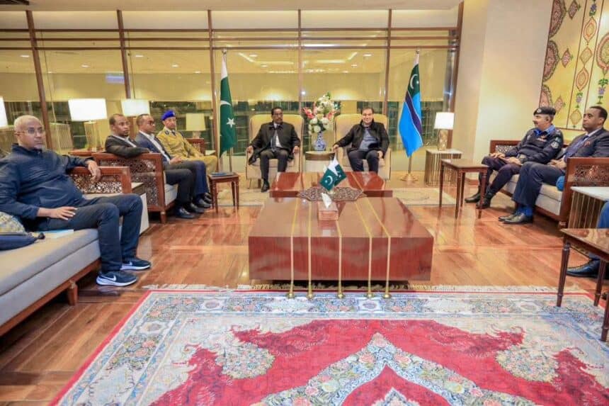 Wafdi ka socda Dowladda Federaalka Soomaaliya oo gaaray dalka Pakistan