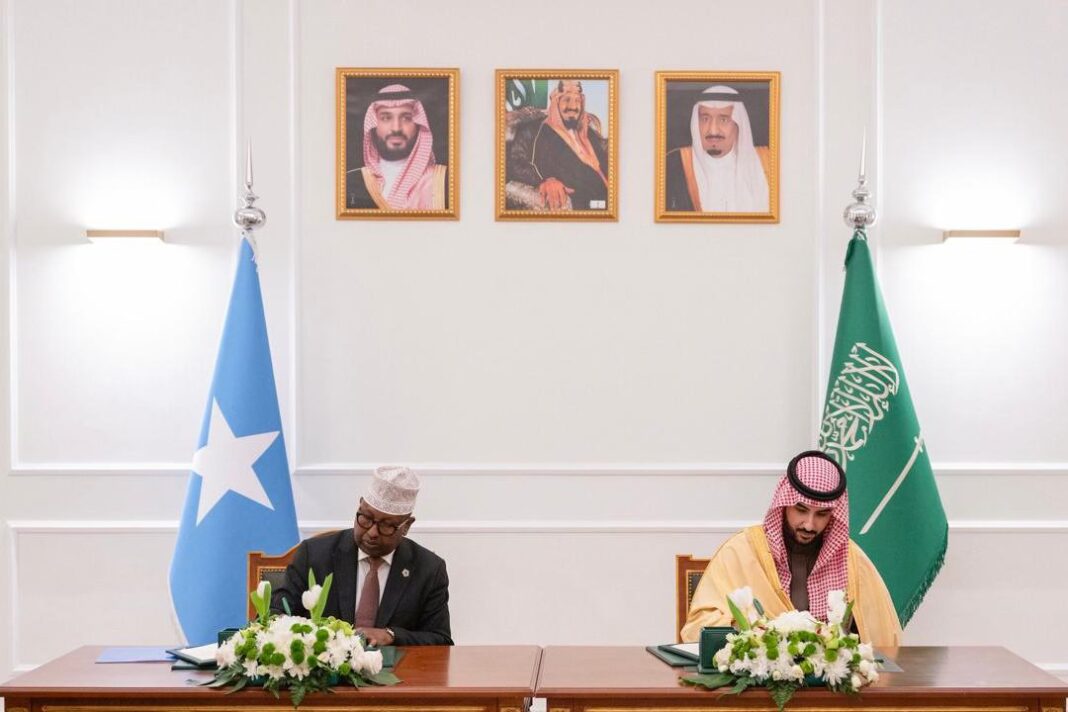 Somalia and Saudi Arabia sign military cooperation agreement