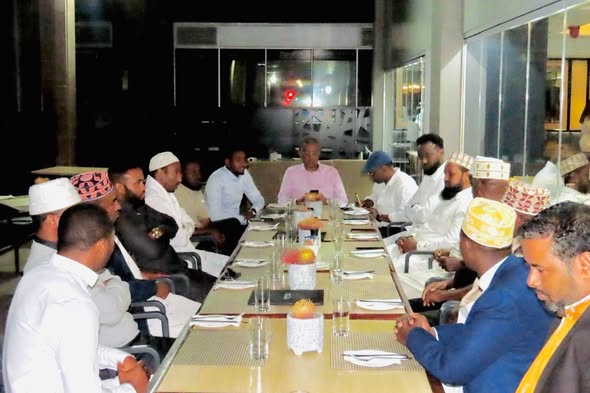 Somali Embassy in South Africa holds consultative meeting with scholars, elders, and imams in Cape Town.