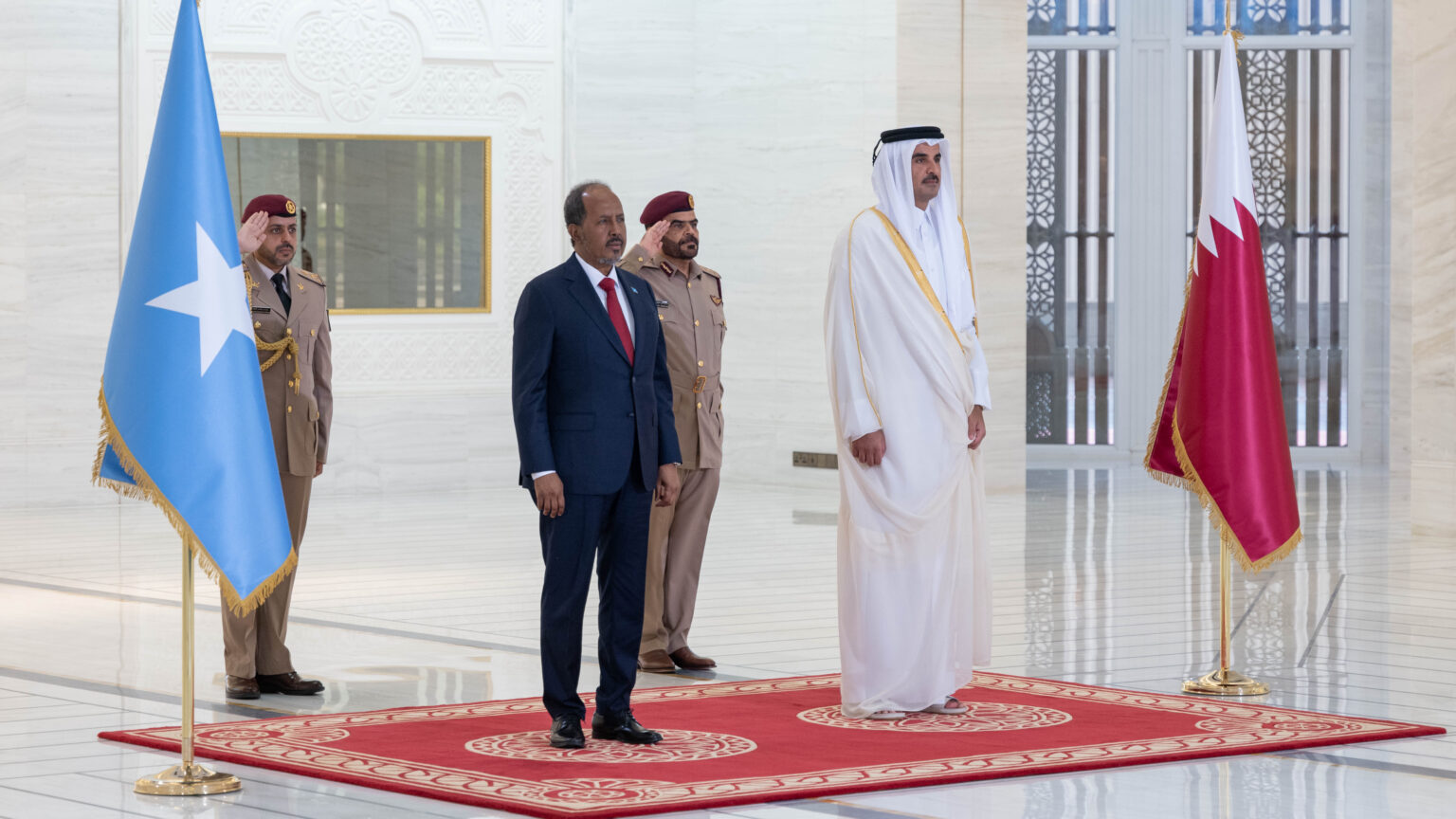 President Mohamud to hold talks with Emir Sheikh Tamim on security, economy, and regional cooperation.