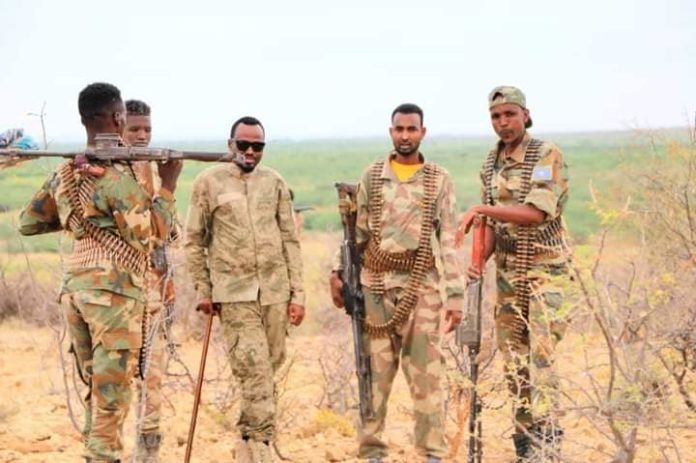 Somali National Army conducts operations against Al-Shabaab in eastern Hiraan