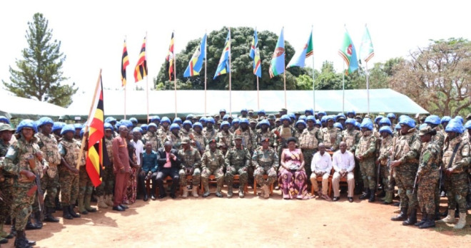 Uganda sends new UN peacekeepers to Somalia to support peace and stability.