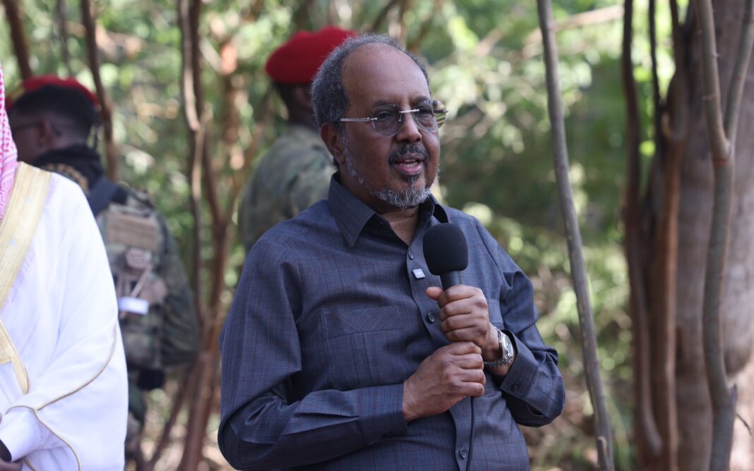 Somali president joins frontline forces for Eid al-Fitr prayers