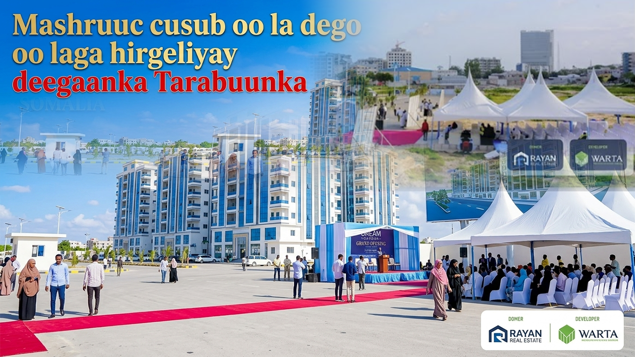 Guryo iyo ganacsi oo laga dhisayo Tarabuunka