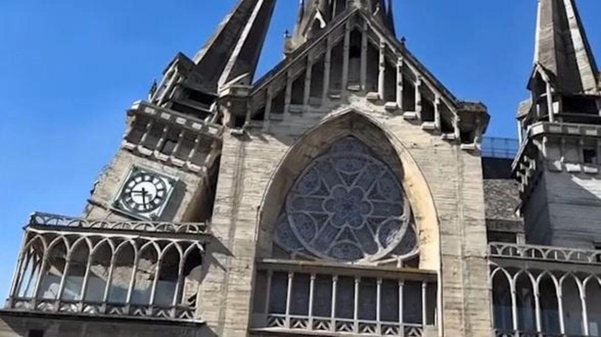 7.4-magnitude earthquake destroys Manizales Cathedral